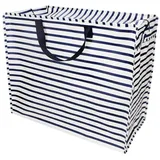 Dotcomgiftshop Riesentasche Aufbewahrungstasche 58 x 28 x 48 cm Kunststoff Blau/Mehrfarbig