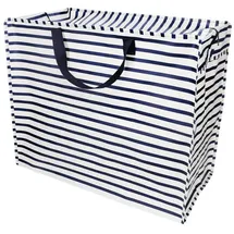 Dotcomgiftshop Riesentasche Aufbewahrungstasche 58 x 28 x 48 cm Kunststoff Blau/Mehrfarbig