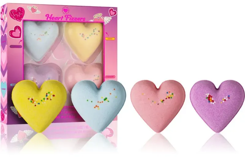 I Heart Revolution Fizzer Kit Hearts Geschenkset für das Bad für Damen 1 St.