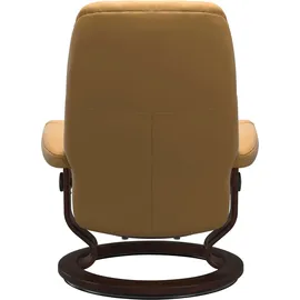 Stressless "Consul", (Set, Relaxsessel, mit Hocker, mit Hocker, mit Classic Base, Größe M, Gestell Braun