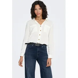 Only ONLYASMIN Hemdbluse Weiß M