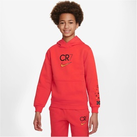 Nike Sportswear CR7 Club Fleece Fußball Hoodie Kinder 696 - lt crimson XL (158-170 cm)