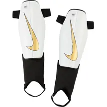 Nike Charge Schienbeinschoner mit Knöchelschutz Herren 101 white/black/mtlc gold coin S