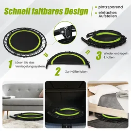 Costway Mini Trampolin 101 cm Grün