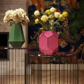 Kare Ambia schwarz Metall rund 2er Set