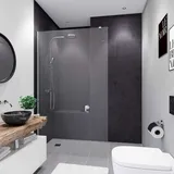 Breuer Duschrückwand Grau