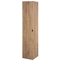 Evenes Hochschrank Serie LOSSA, 1 Tür, Anschlag links, asteiche