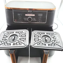 Ninja Foodi MAX Dual Zone AF400EUCP 9,5 l kupfer/schwarz