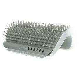 Trixie Eck-Massagebürste Katzenbürste 8 x 13 cm grau/schwarz