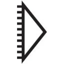 Pferd Nadelfeile Präzision Barettform 150mm Hieb 0