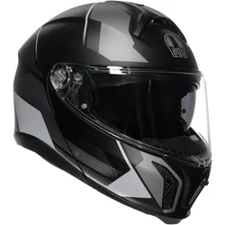 AGV Tourmodular Perception Klapphelm, schwarz-silber, Größe L für Männer