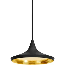 Tom Dixon - Beat Light Wide Pendelleuchte, schwarz