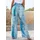 Buffalo Palazzohose mit Animalprint und elastischem Bund, Schlupfhose, Stoffhose Gr. 38 N-Gr, blau bedruckt, , 62026065-38 N-Gr