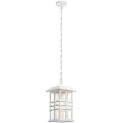 Beacon Square Outdoor Pendelleuchte weiß Kichler KL-BEACON-SQUARE8-WHT
