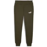 Puma Herren Logo Pants FL Cl (S) Gestrickte Hosen, Dark Olive, S EU