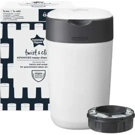 TOMMEE TIPPEE Twist & Click Windeleimer weiß inkl. Nachfüllkassette