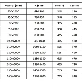 Mexen Velar Duschtrennwand Walk-in rechts 80 x 200 cm Gold transparent 871-080-000-03-5