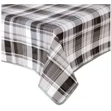 texpot Tischdecke Wachstuch Streifen Karos abwischbar Wachstuchtischdecke (1-tlg) bunt Rechteckig | 130 cm x 220 cm