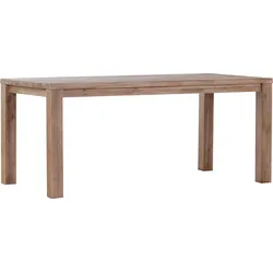 Esstisch GUTMANN FACTORY "Tulsa", braun (smoked, smoked, smoked), B:180cm H:78cm T:90cm, Tische, Esstisch Holz-Esstische Rechteckiger Esstisch, aus Akazienholz