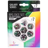 Gamegenic RPG Dice Set Galaxy Series aurora, 7 Stück
