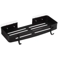 5five simply smart Rechteckiger Duschkorb Blackalu