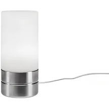 meineWunschleuchte Kleine Zylinder Tischleuchte Silber