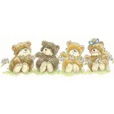 Bothy Threads Kreuzstich Set mit Zählmuster Daisy-Chain