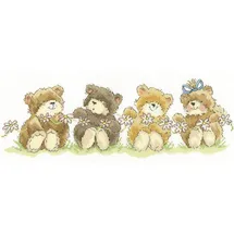 Bothy Threads Kreuzstich Set mit Zählmuster Daisy-Chain