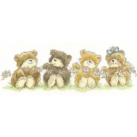 Bothy Threads Kreuzstich Set mit Zählmuster Daisy-Chain