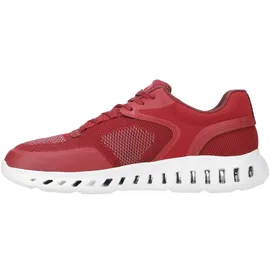 GEOX U OUTSTREAM Sneaker, DK RED,