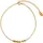 FIRETTI Fußketten Set FIRETTI "Schmuck Geschenk Körperschmuck Kugeln", gold (gelbgoldfarben), Fußketten, Damen, Edelstahl