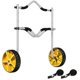 SPORTNOW Kajakwagen mit 2X Spanngurte Gelb (Farbe: Gelb)