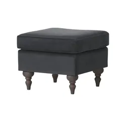 Hocker   Cozy , grau , Maße (cm): B: 55 H: 44 T: 55