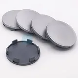 8 x Nabenkappen Nabendeckel Felgendeckel 63,0-58,5 mm - Silber