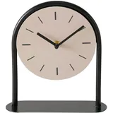Boltze Tischuhr beige/schwarz H22cm aus Eisen