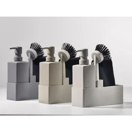 ZONE Denmark Geschirrspülset mit Putzlappen mud