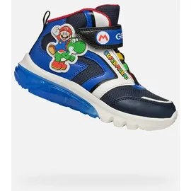 GEOX Mid-top Ciberdron Navy Blue / Royal Blue 24