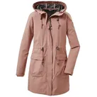 G.I.G.A. DX by killtec Softshellparka GS 99 WMN SFTSHLL PRK Damen Softshell Parka, 8.000 mm Wassersäule, atmungsaktiv, verstellbar rosa 36 EU