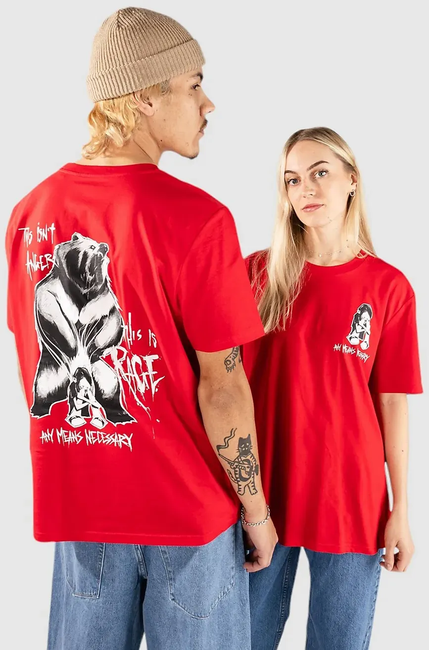 Any Means Necessary This Is Rage T-Shirt maroon Gr. M