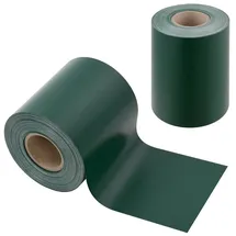 [en.casa] Sichtschutzfolie 35 m x 19 cm Moosgrün PVC