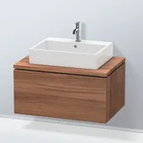 Duravit L-Cube 82x54,7cm, Nussb Nat, f Kons, 1 Auszug