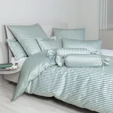 JANINE Bettwäsche in salbeigrün | Gr.: 40x40 cm