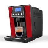 Acopino Latina RED Kaffeevollautomat, Rot, Schwarz