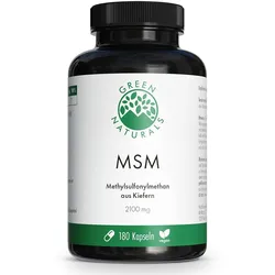 Green Naturals MSM 2100mg Kapseln vegan hochdosiert