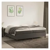 vidaXL Boxspringbettgestell 200 x 200 cm Dunkelgrau