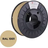 C-Tech Tisková struna (filament) PREMIUM LINE, PLA, béžová, RAL1001, 1,75mm, 1kg