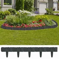 Teenpull – Beeteinfassung 41 Stk. Kunststoff Stein-optik 10 M