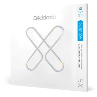 D'Addario XS Akustikgitarrensaiten, Phosphorbronze, Light, 12-53
