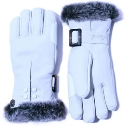 Weiße Handschuhe - Damen WEISS S