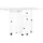 Homcom Esstisch 120 x 60 x 76,5 cm Weiß